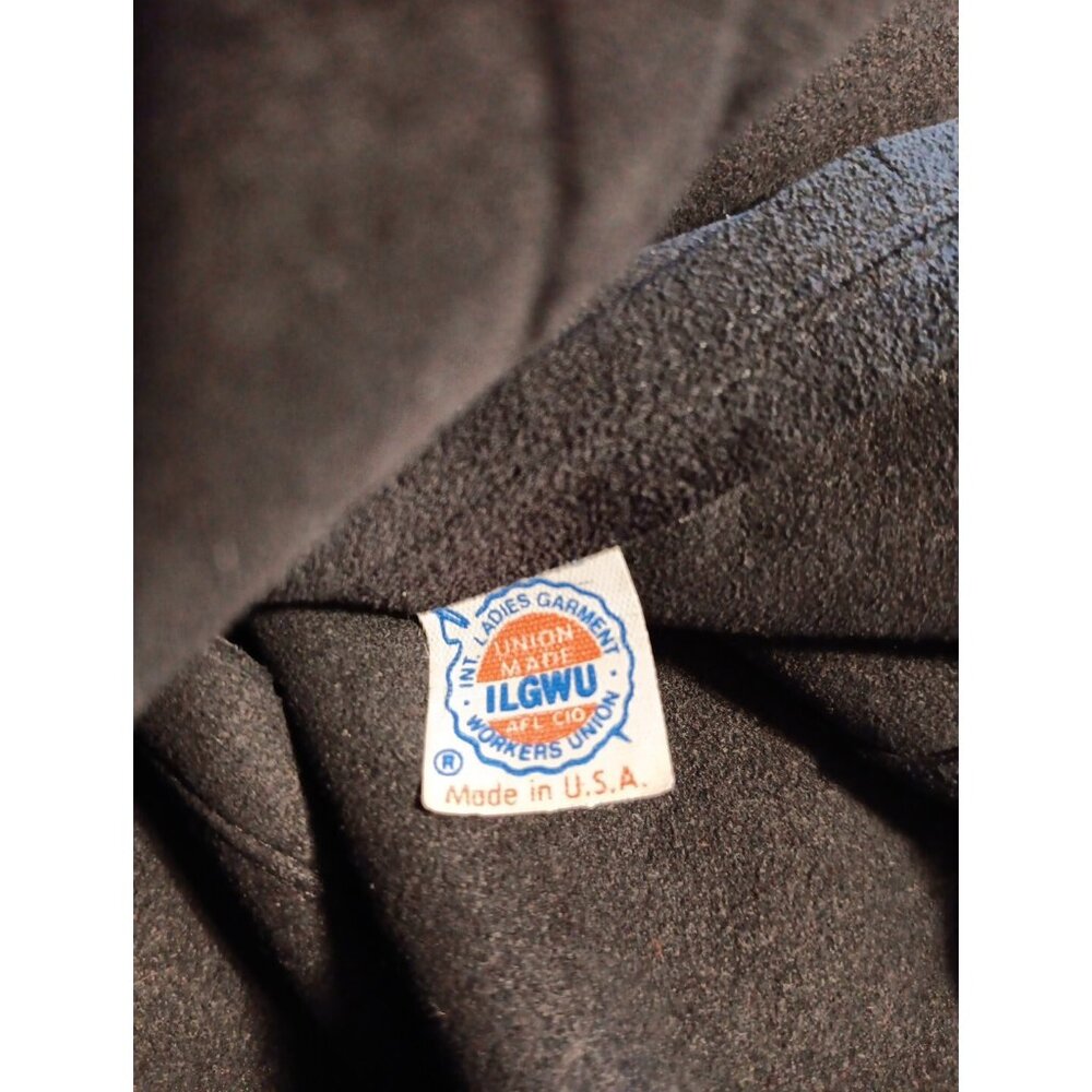 Vtg Vera Maxwell Original Womens S Skinner Ultra Suede Blazer Black Academia - Picture 6 of 6
